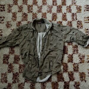 VINTAGE Coleman fly fishing overshirt